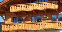 Balkon: Zimmerei Sperer, Wallgau